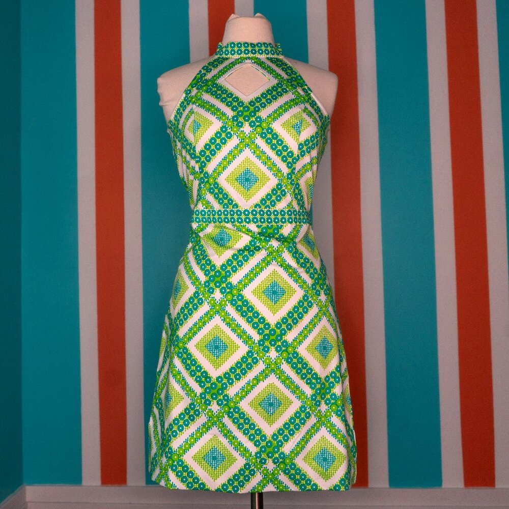 Gretchen Scott Sleeveless Dress w/ Diamond Cut Out